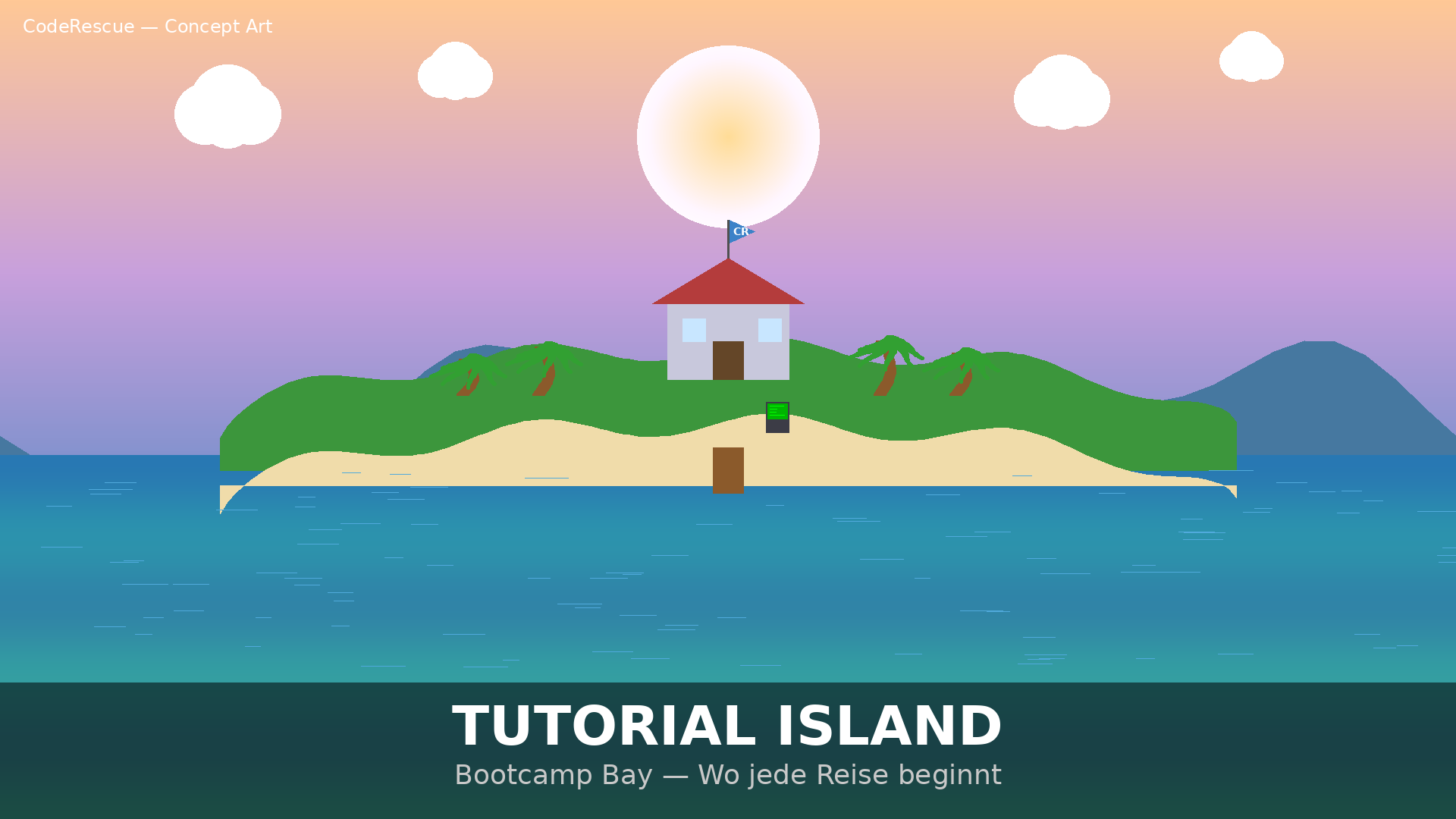 W0 · Tutorial Island · Pseudocode — Bootcamp Bay, wo jede Reise beginnt