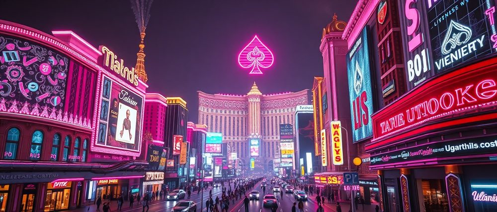 04 · Neon Vegas — KI THE HOUSE: Kontrolle durch Ablenkung statt Überwachung
